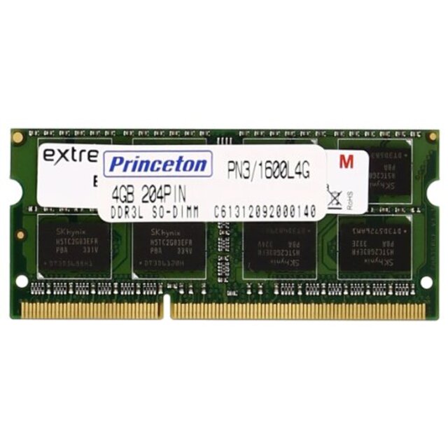 プリンストン DOS/V ノート用メモリ 4GB PC3L-12800(DDR3L-1600) 204pin SO-DIMM PDN3/1600L-4G khxv5rg