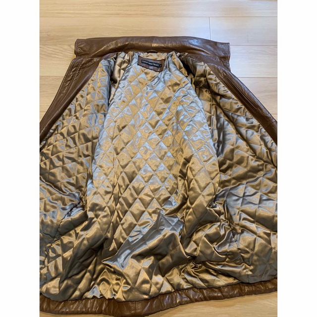 美品 calvin klein sport 牛革 レザージャケット L