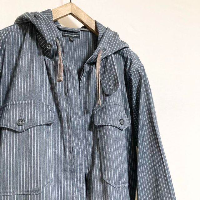 Mサイズ！ENGINEERED GARMENTS ストライプオーバーオール