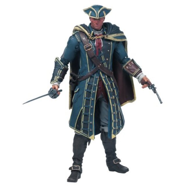 アサシンクリードシリーズ1 Haytham Kenwayアクションフィギュア Assassin's Creed Series 1 Haytham Kenway Action Figure