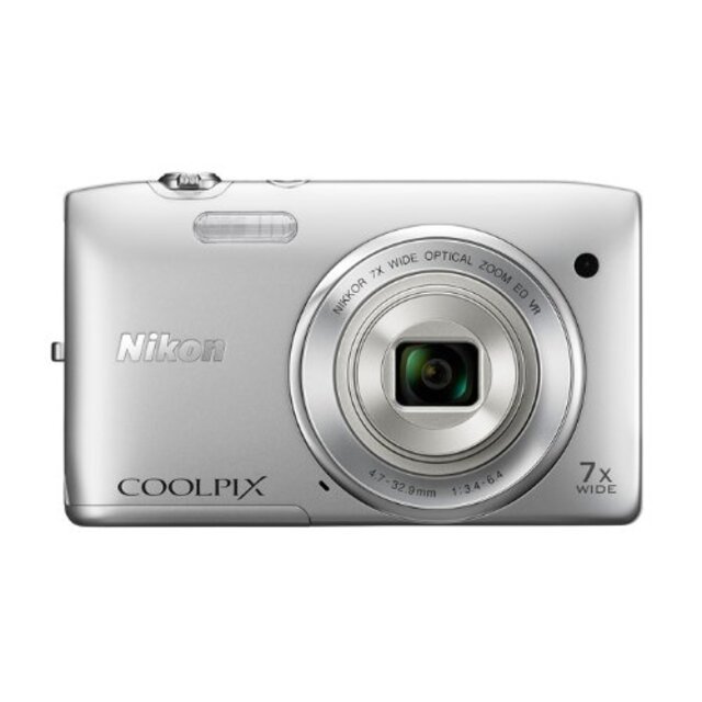 Nikon デジタルカメラ COOLPIX S3500 光学7倍ズーム 有効画素数 2005万画素 クリスタルシルバー S3500SL khxv5rg