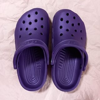 クロックス(crocs)のクロックス　パープル　XS  W4-5(サンダル)