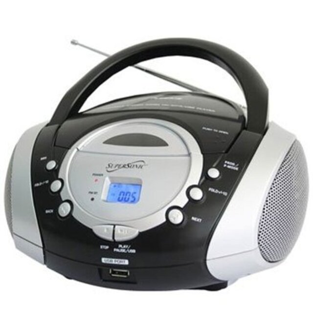 Portable MP3 CD Player Red khxv5rgスマホ/家電/カメラ