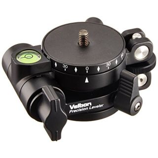 【中古】Velbon 三脚アクセサリー Precision Leveler レベリングユニット&パノラマヘッド 底面径53mm マグネシウム製 408464 khxv5rg