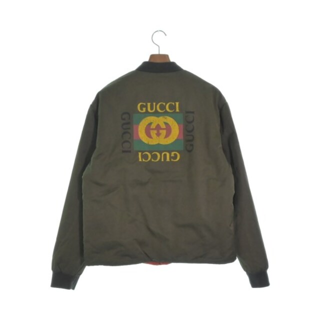 Gucci(グッチ)のGUCCI グッチ ブルゾン（その他） 52(XL位) カーキ 【古着】【中古】 メンズのジャケット/アウター(その他)の商品写真