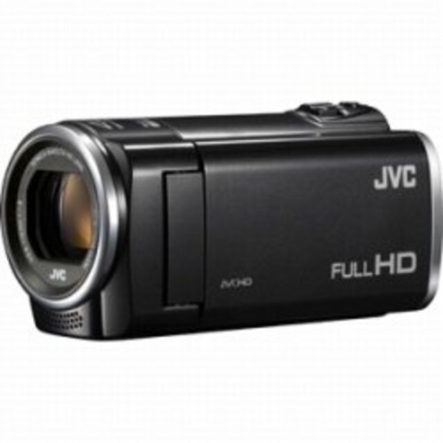 ビクター JVC SD対応 フルハイビジョンビデオカメラ(クリアブラック) GZ-E77-B khxv5rg
