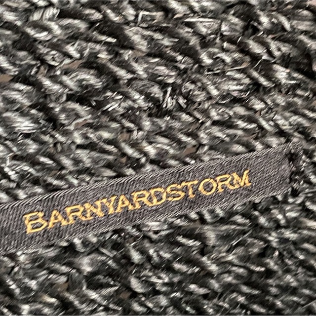 BARNYARDSTORM(バンヤードストーム)の送料無料　かごバック　バンヤードストーム　本革　ブラック レディースのバッグ(かごバッグ/ストローバッグ)の商品写真