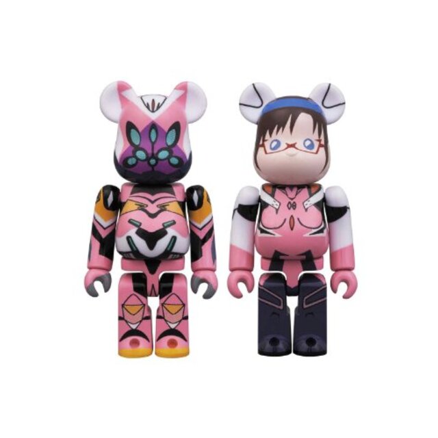 BE@RBRICK ベアブリック ヱヴァンゲリヲン新劇場版:Q F ABS&PVC 塗装済みアクションフィギュア 2pc set F khxv5rg