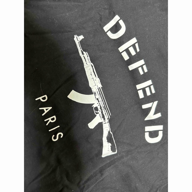 DEFEND PARIS アサルトライフル PARIS 半袖Tシャツ(L)黒