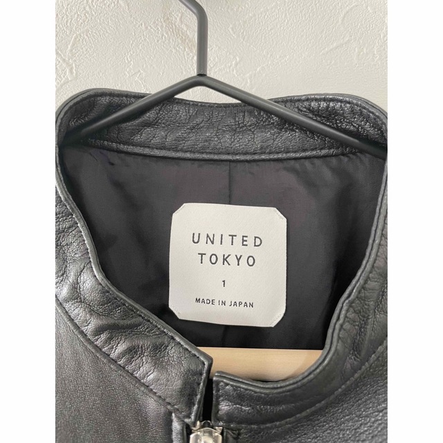 UNITED TOKYO(ユナイテッドトウキョウ)のUNITED TOKYO シングルライダース　S メンズのジャケット/アウター(ライダースジャケット)の商品写真