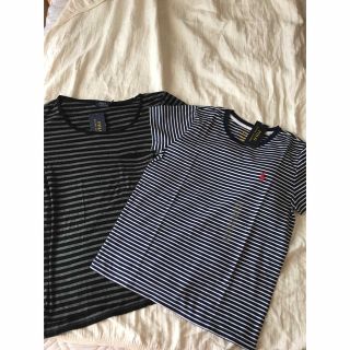 ポロラルフローレン(POLO RALPH LAUREN)のポロラルフローレンのボーダーTシャツ2枚セット　タグ付き新品(Tシャツ(半袖/袖なし))