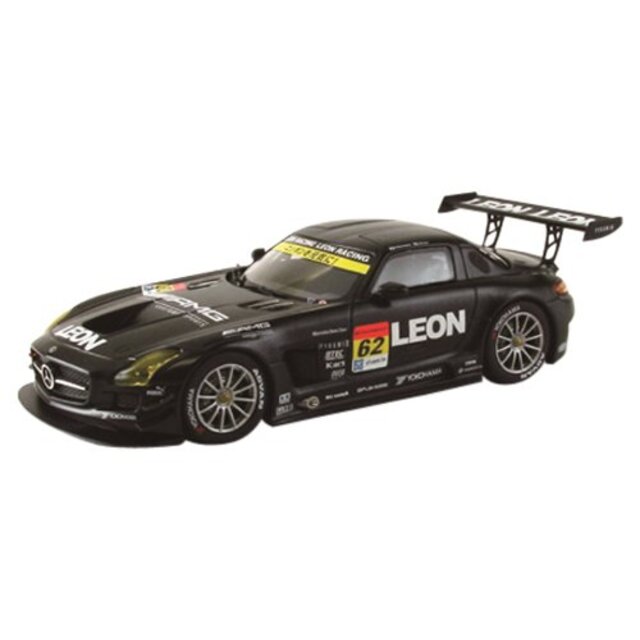 エブロ 1/43 LEON SLS SUPER GT300 2013 Okayama Test #62 完成品