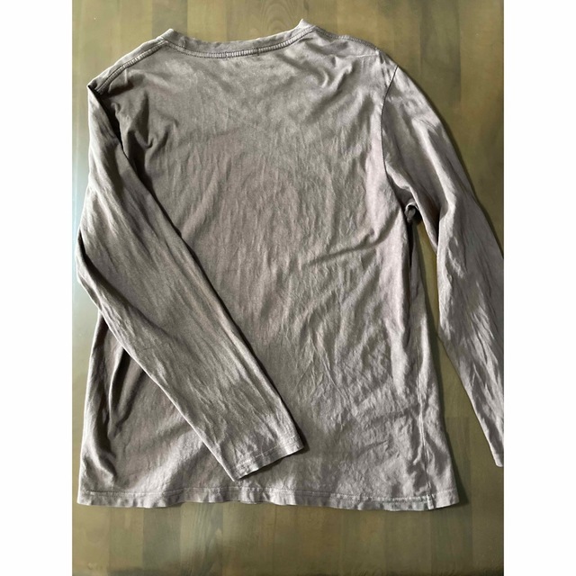 TopIsm(トップイズム)のメンズロングTシャツ 長袖Tシャツ アメカジ カレッジロゴ ミリタリープリント  メンズのトップス(Tシャツ/カットソー(半袖/袖なし))の商品写真