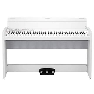 【中古】KORG 電子ピアノ LP-380-WH 88鍵 ホワイト ヘッドホン、ペダル付属 同音連打可能 khxv5rg
