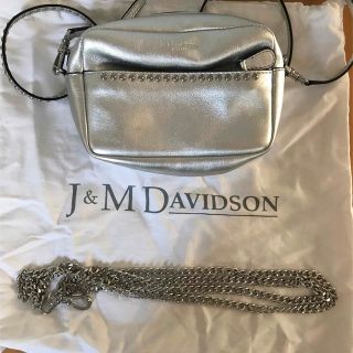 ジェイアンドエムデヴィッドソン(J&M DAVIDSON)の【美品】J＆M DAVIDSON ミニ ぺブル スタッズ ショルダーバッグ(ショルダーバッグ)