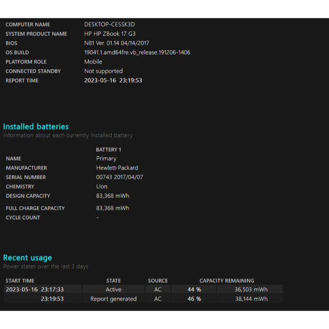 HP zbook 17G3 Xeon 1535 v5 16/512 m4000m 6