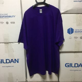 ギルタン(GILDAN)のGILDANギルダン☆半袖無地Tシャツ☆ポケット無し☆パープル紫色★Lサイズ(Tシャツ/カットソー(半袖/袖なし))