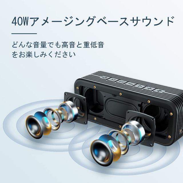 BOGASING M4 ポータブルBluetoothスピーカー