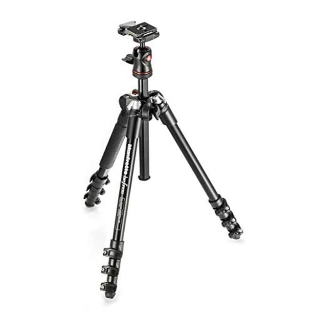 Manfrotto コンパクト三脚 Befree アルミ 4段 ボール雲台キット MKBFRA4-BH khxv5rg