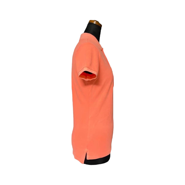 POLO RALPH LAUREN(ポロラルフローレン)のポロラルフローレン ポロシャツ レディース サイズS オレンジ ストレッチ素材 レディースのトップス(ポロシャツ)の商品写真