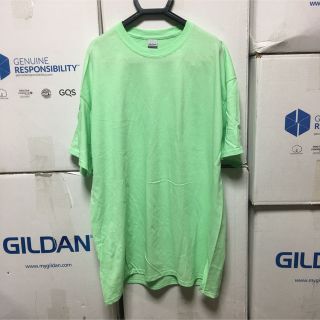 ギルタン(GILDAN)のGILDANギルダン☆半袖無地Tシャツ☆ポケット無し☆ミントグリーン☆薄黄緑☆L(Tシャツ/カットソー(半袖/袖なし))