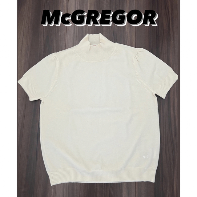 McGREGOR(マックレガー)のMcGREGOR マックレガー ハイネックニットTシャツ レディースのトップス(Tシャツ(半袖/袖なし))の商品写真