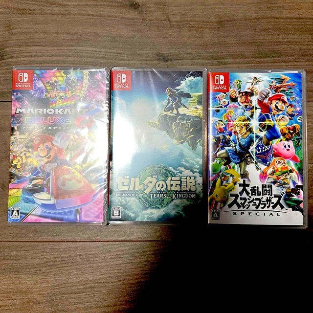 Nintendo Switch - 任天堂Switch ゼルダ スマブラ マリオカート 3本