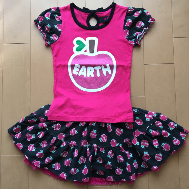 EARTHMAGIC - EARTHMAGiC Tシャツ(120)スカート(130) 2点セットの