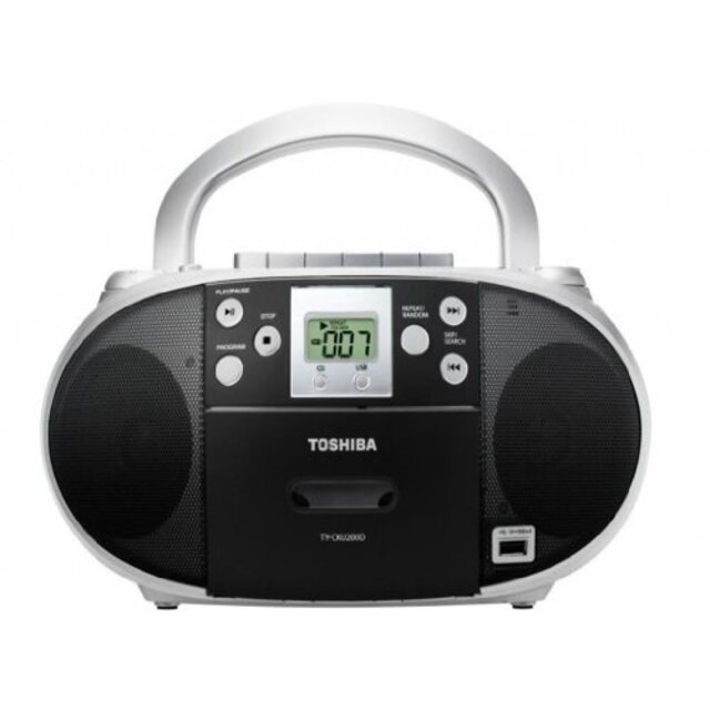 【中古】Toshiba TY-CKU300D Radio Cassette Player/Recorder with MP3 by Toshiba khxv5rg