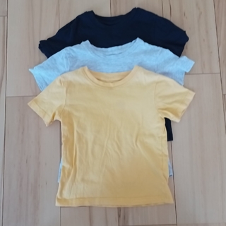エイチアンドエム(H&M)のH&M　子ども半袖Tシャツ3枚セット　オーガニックコットン(Tシャツ/カットソー)