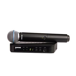 【中古】SHURE ワイヤレスマイク BLX ハンドヘルド型 ワイヤレスシステム BETA58 ハンドヘルドマイク付属 BLX24J-B58JB 【国内正規品】 rdzdsi3(その他)