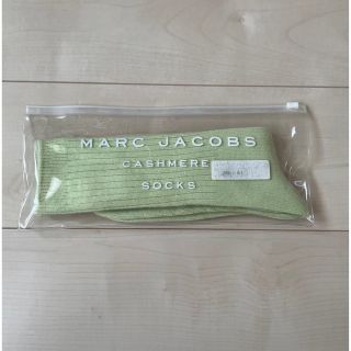 マークジェイコブス(MARC JACOBS)のmarcjacobs カシミア　ミントグリーン　靴下(ソックス)