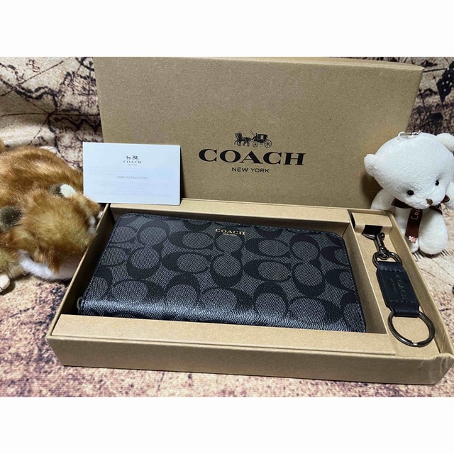 【新品-未使用】コーチ COACH 長財布メンズ  F60735