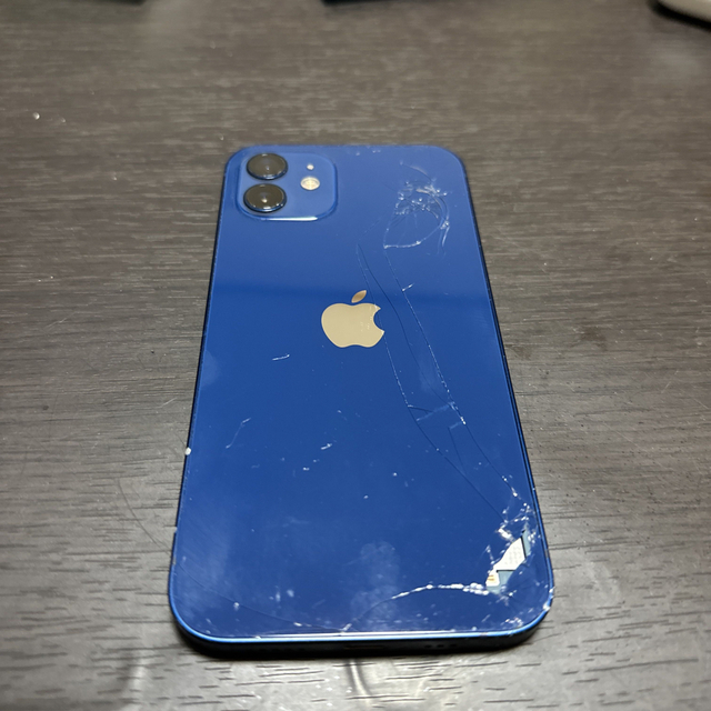 入荷量 アップル iPhone12 256GB ブルー au 15000円 スマホ/家電