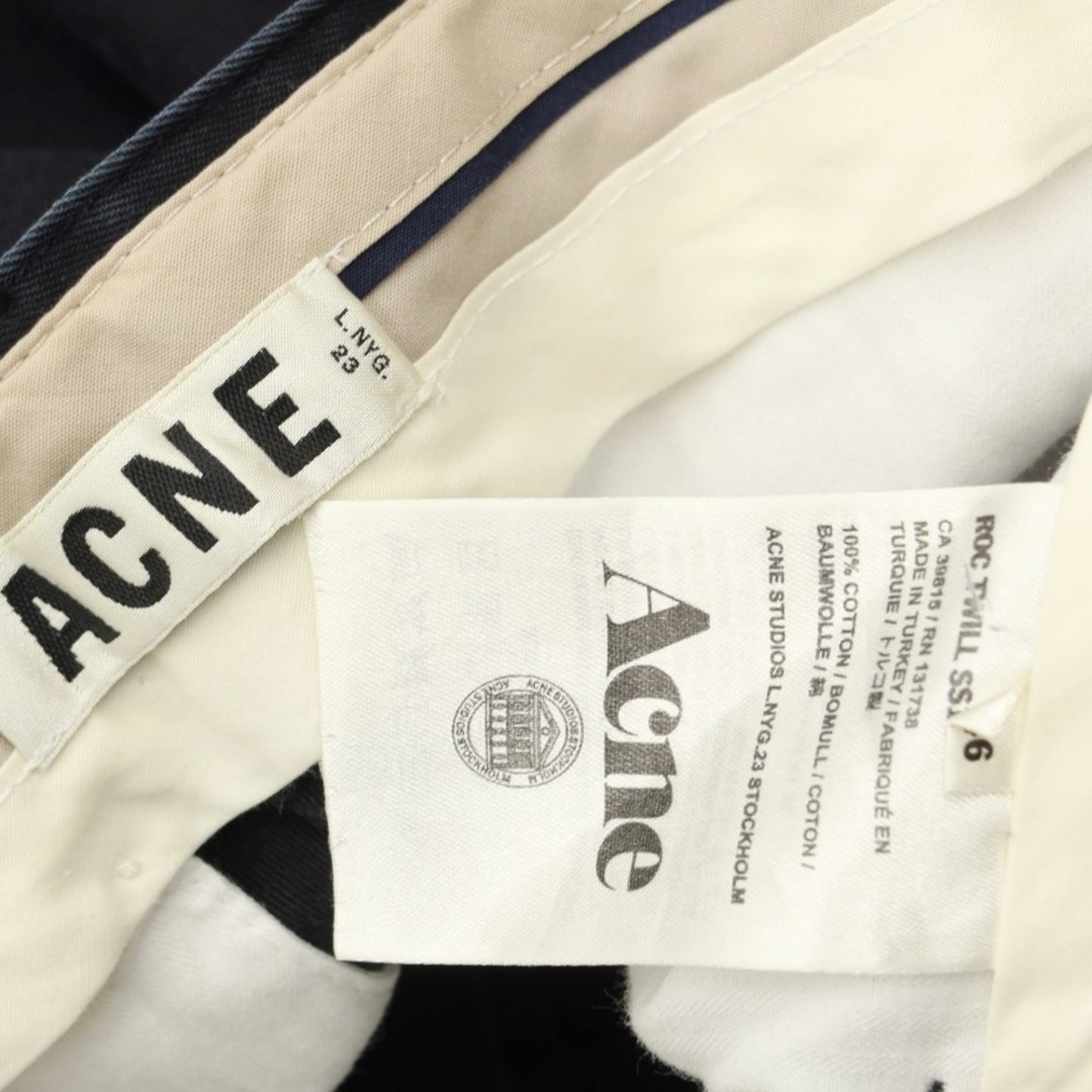 ACNE(アクネ)の【中古】アクネ ACNE ストレッチコットン チノパンツ ブラック【サイズ46】【メンズ】 メンズのパンツ(チノパン)の商品写真