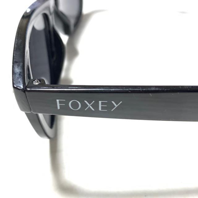 FOXEY(フォクシー)のフォクシー サングラス - 黒 折りたたみ レディースのファッション小物(サングラス/メガネ)の商品写真