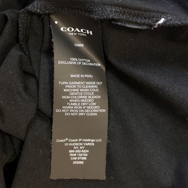 COACH(コーチ)のコーチ 半袖Tシャツ サイズL レディース - レディースのトップス(Tシャツ(半袖/袖なし))の商品写真