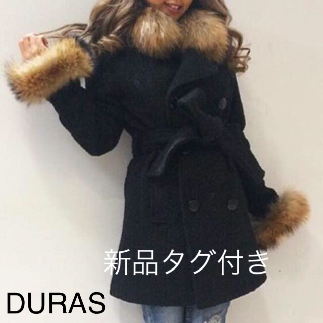 DURAS 新品未使用タグ付き ツイードコート