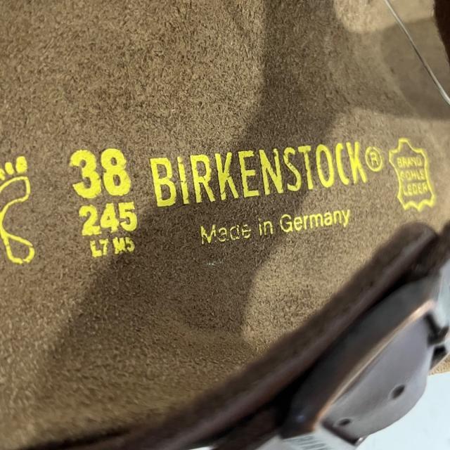 BIRKENSTOCK(ビルケンシュトック)のビルケンシュトック サンダル 38 - レザー レディースの靴/シューズ(サンダル)の商品写真