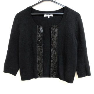 HANAE MORI - ハナエモリ カーディガン サイズM - 黒の通販 by ブラン
