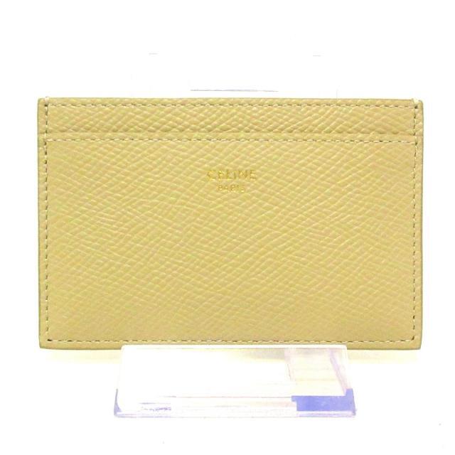 セリーヌ カードケース美品 - ベージュ | フリマアプリ ラクマ