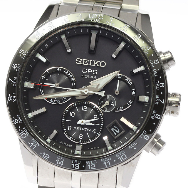 SEIKO - セイコー SEIKO SBXC003/5X53-0AB0 アストロン GPS ソーラー電波 メンズ 良品 _749524