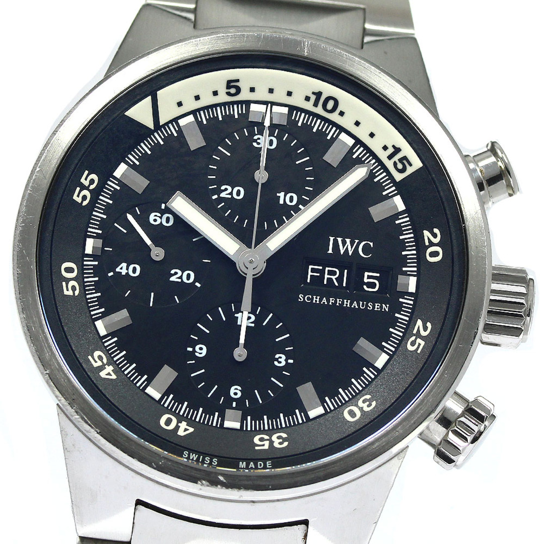 IWC IWC SCHAFFHAUSEN IW371928 アクアタイマー クロノグラフ デイデイト 自動巻き メンズ _749377