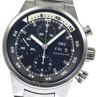 インターナショナルウォッチカンパニー(IWC)のIWC IWC SCHAFFHAUSEN IW371928 アクアタイマー クロノグラフ デイデイト 自動巻き メンズ _749377(腕時計(アナログ))