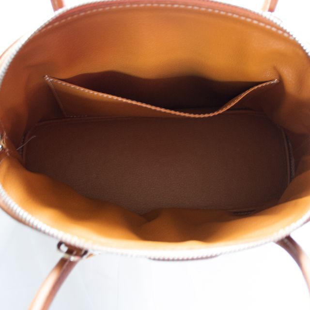 牛本革　2way ハンドバッグ　リボンスカーフ　付き　キャメル レディースのバッグ(ショルダーバッグ)の商品写真