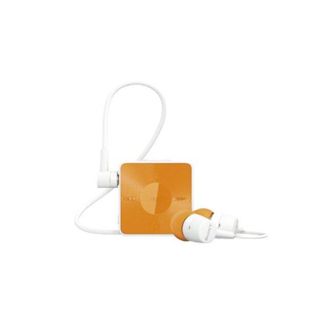 SONY カナル型ワイヤレスイヤホン Bluetooth対応 リモコン・マイク付 オレンジ SBH20/D rdzdsi3