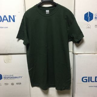 ギルタン(GILDAN)のGILDANギルダン☆半袖無地Tシャツ☆ポケット無し☆フォレストグリーン★M(Tシャツ/カットソー(半袖/袖なし))