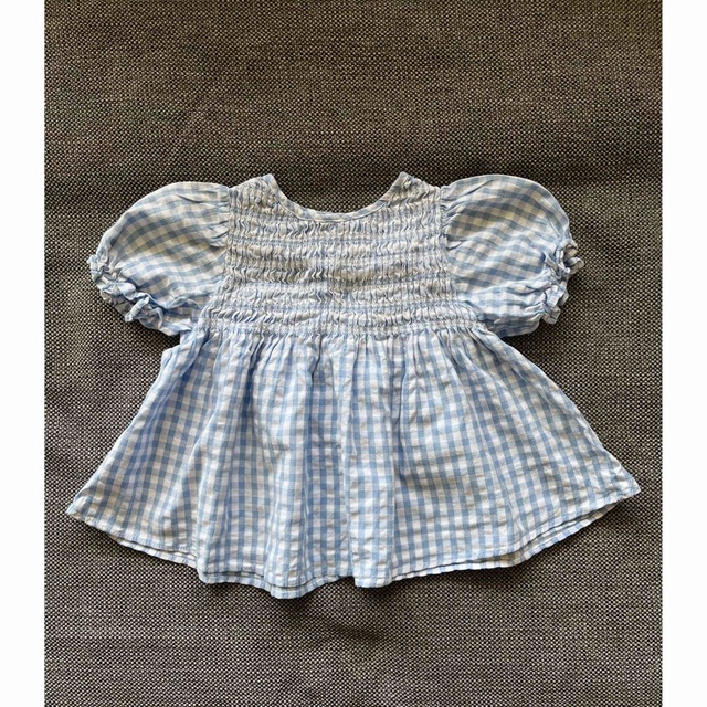 ZARA KIDS(ザラキッズ)のZARA チェックチュニック　ブラウス 98サイズ キッズ/ベビー/マタニティのキッズ服女の子用(90cm~)(ブラウス)の商品写真