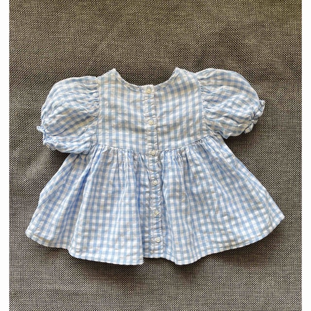 ZARA KIDS(ザラキッズ)のZARA チェックチュニック　ブラウス 98サイズ キッズ/ベビー/マタニティのキッズ服女の子用(90cm~)(ブラウス)の商品写真