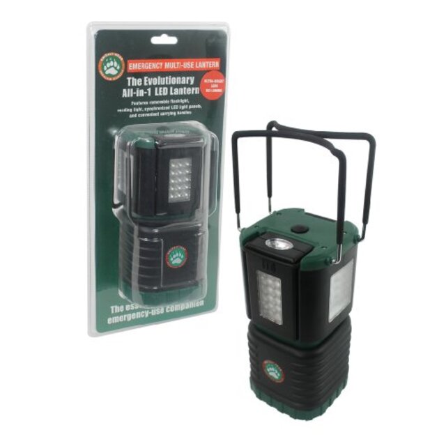 Emergency Lantern - All in 1 Multi-use LED Lantern with Flashlight and Reading Light by Grizzly Gear rdzdsi3